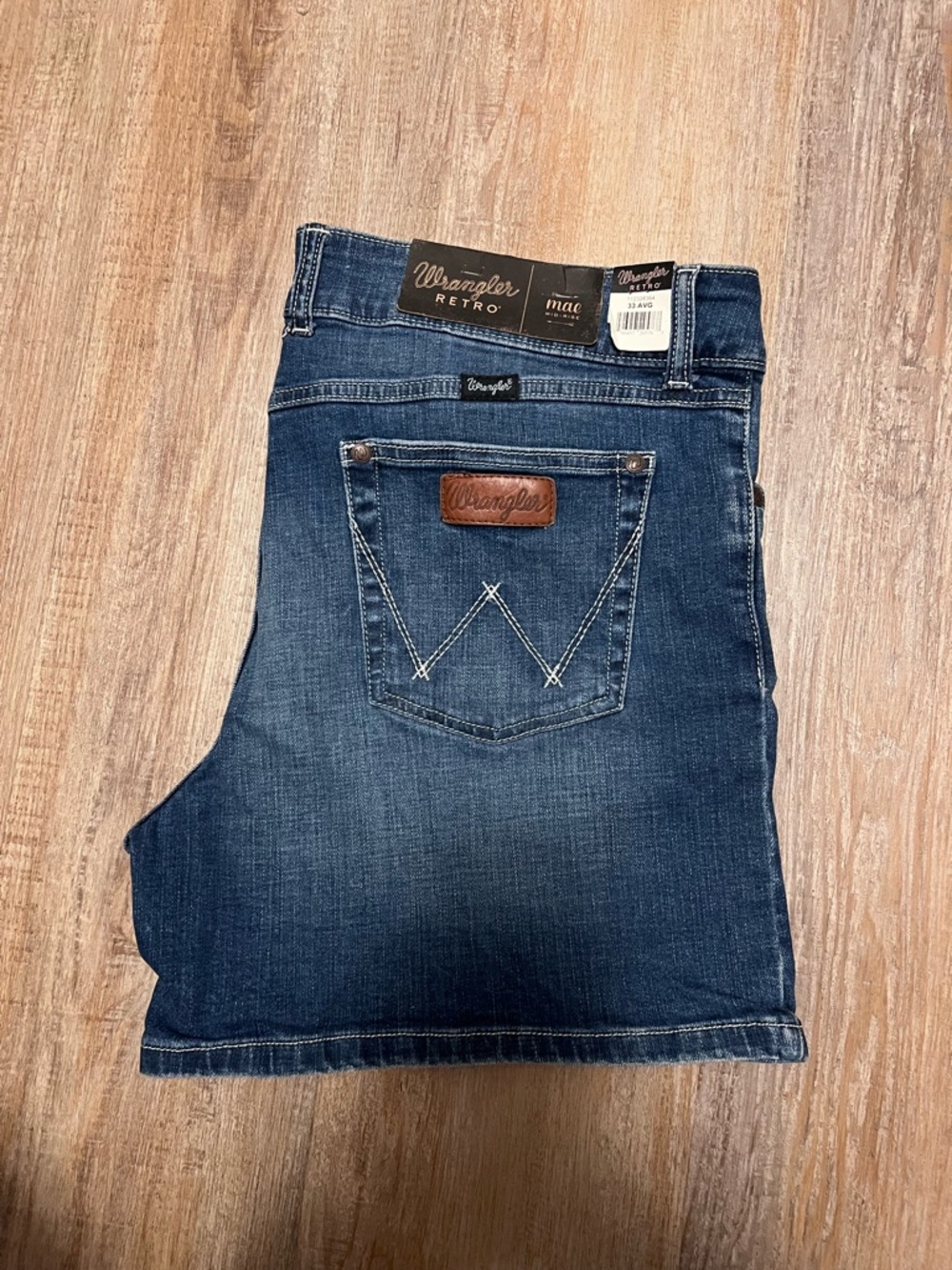 Wrangler Retro Mae Mid-Rise Jeans - Indigo Blue